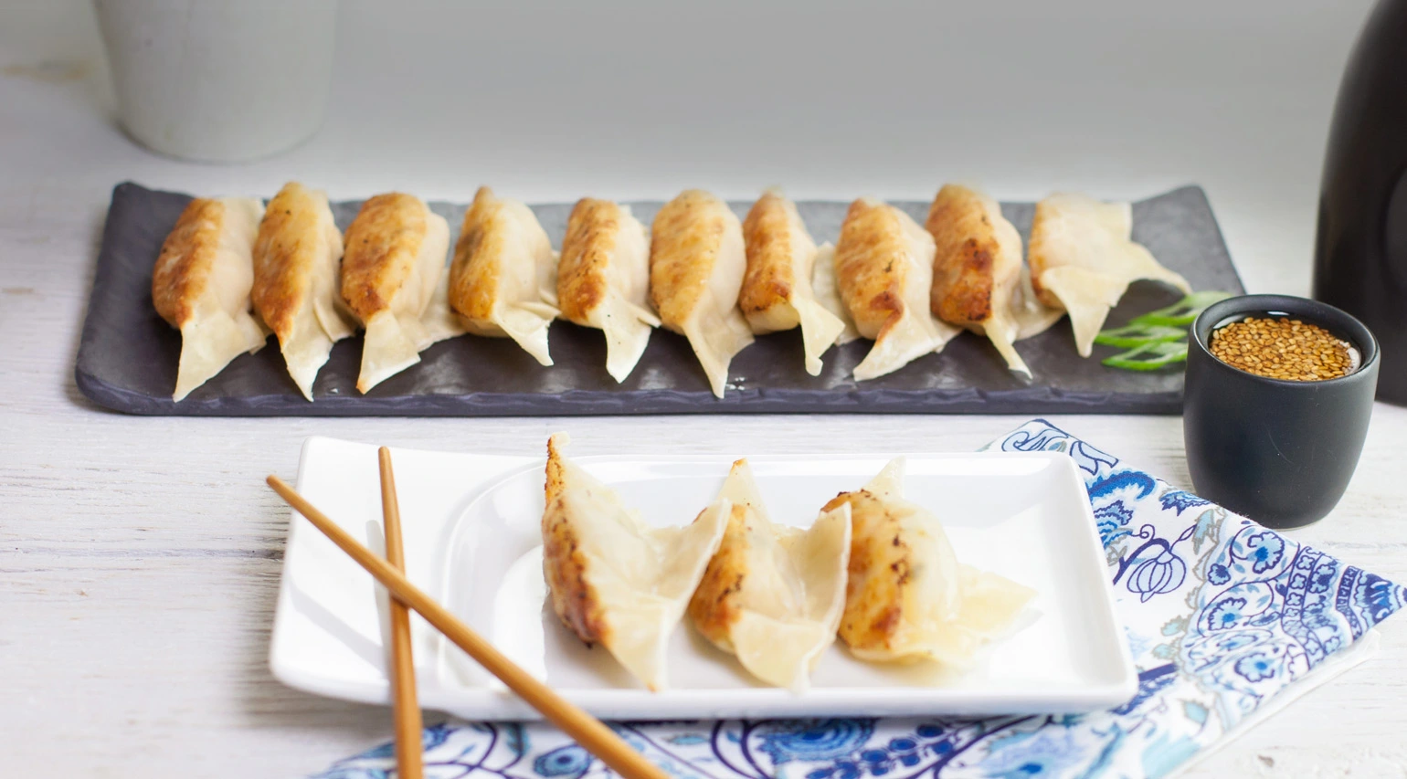Chinese Shrimp and Chive Pot Stickers