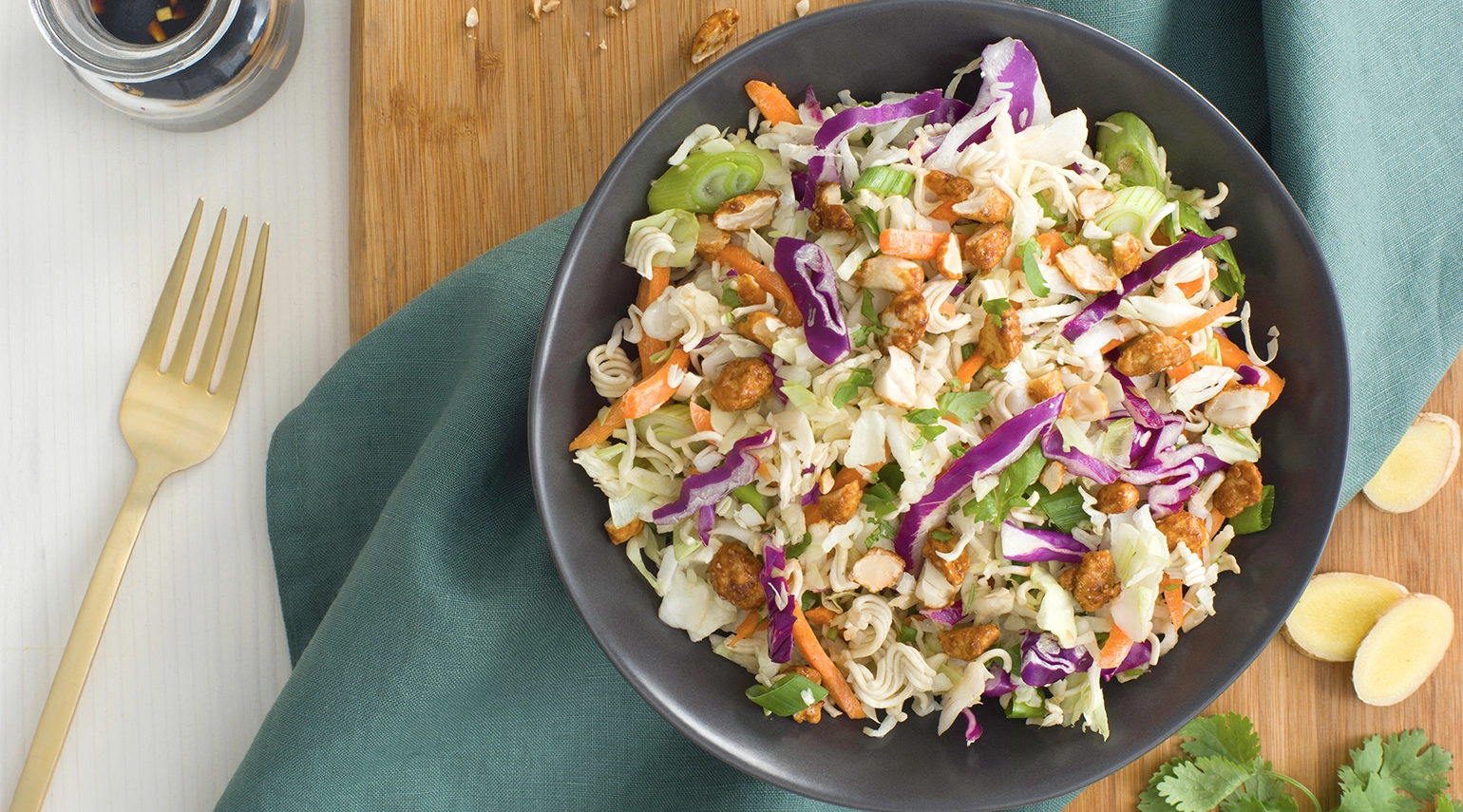 Shamen Ramen Cabbage Salad