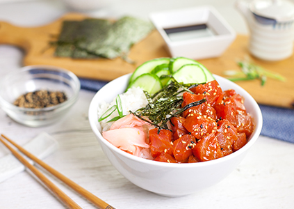 Korean Ahi Poke Bowl