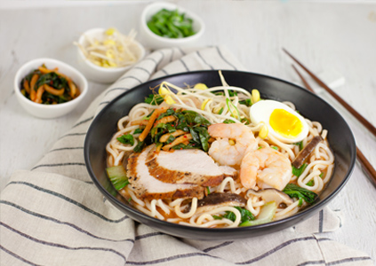 Sweet and Spicy Pork Ramen Stir Fry