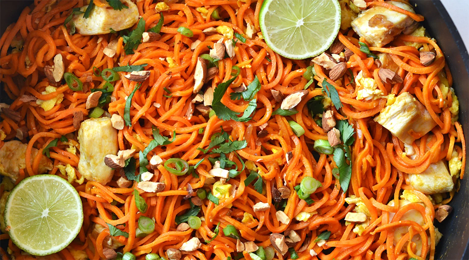 Sweet Potato Chicken Pad Thai