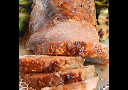 Maple Tamari Glazed Pork Roast