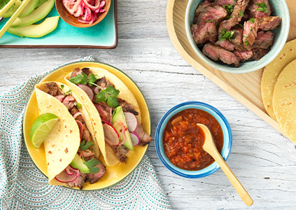 Asian Carne Asada Tacos