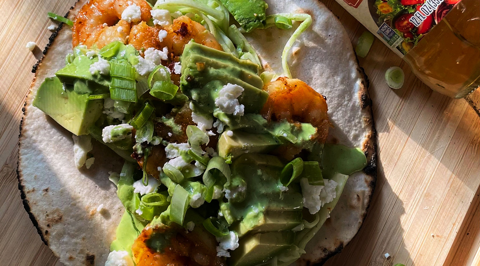 Green Goddess Shrimp Tacos